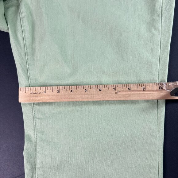 Not Your Daughters Jean Women Plus 42x28 High Rise Straight Green Denim Tag 20WT - Picture 13 of 16